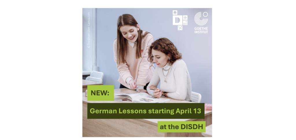 Neu: Deutschkurse ab 13. April an der DISDH